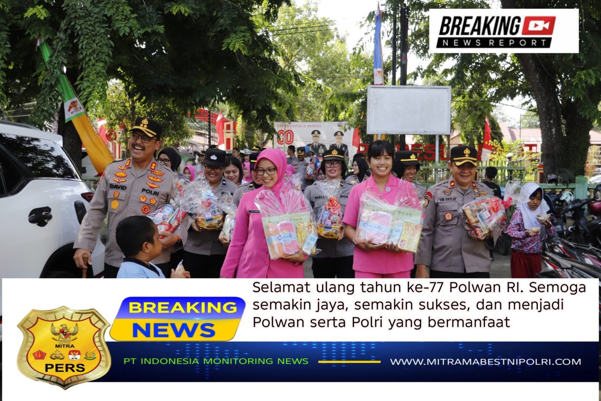 Polres Langkat Gelar Bhakti Sosial di SLB Negeri Stabat, Rayakan HUT Polwan Ke-77 Dengan Penuh Haru