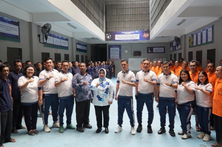 Rutan Kelas I Medan Terima Kunjungan Direktur Perawatan Kesehatan dan Rehabilitasi Ditjen PAS